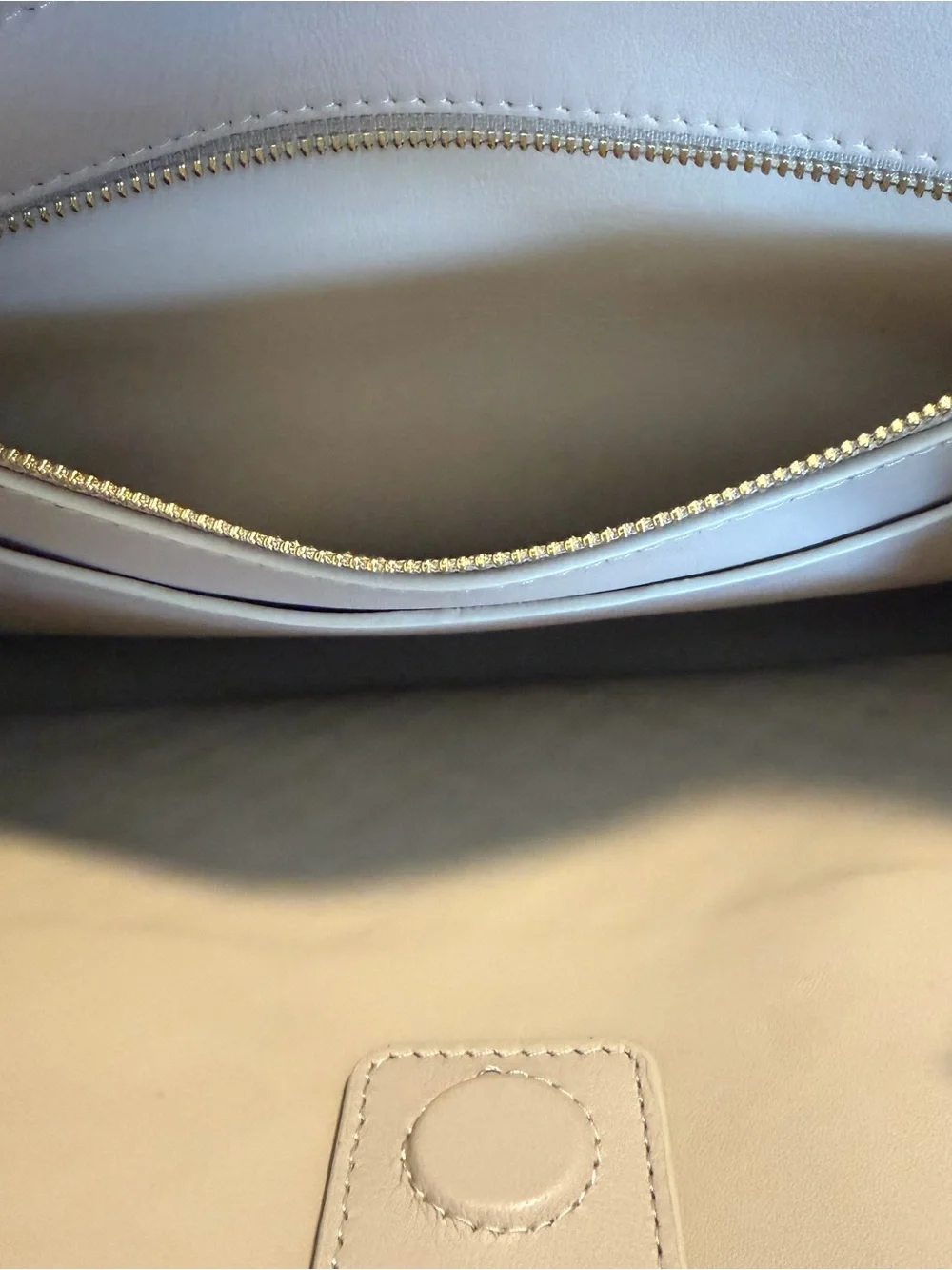 Quince Woven Leather Satchel in Blush Beige
